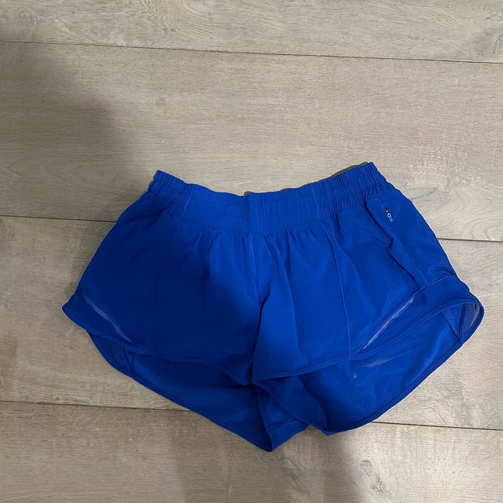 lululemon Women's Athletic Shorts in Cobalt Blue - Picture 2 of 3